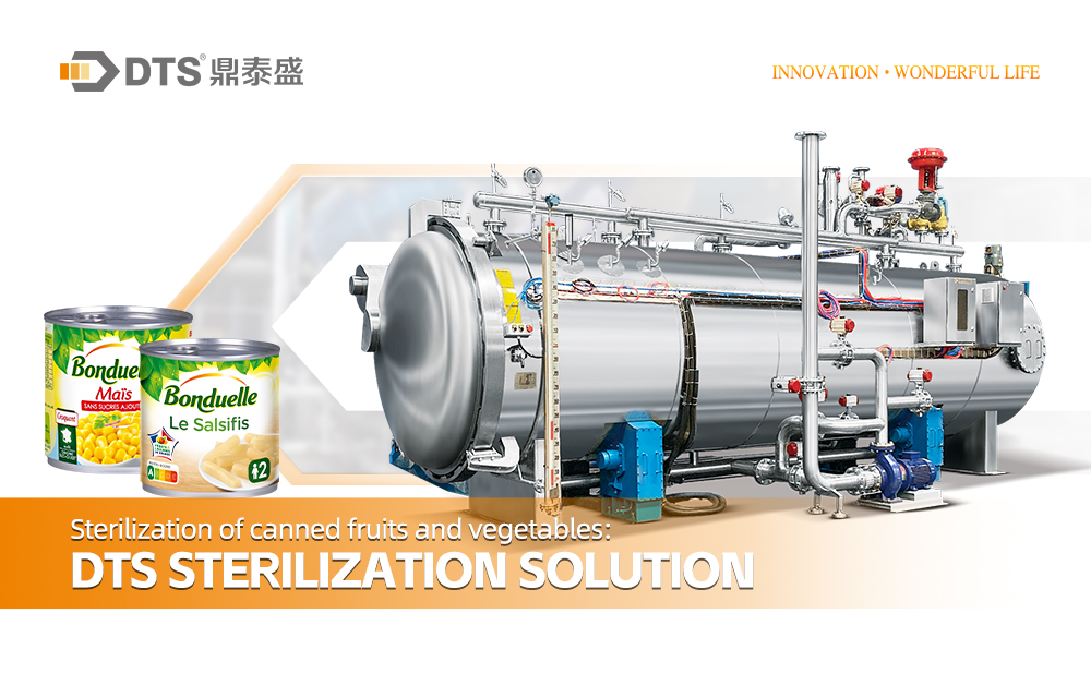Sterilization of canned fruits and vegetables: DTS sterilization solution
