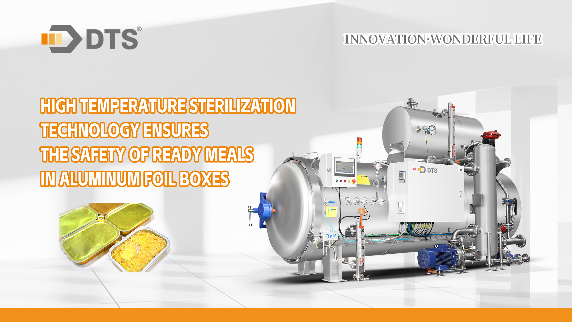 High temperature sterilization technology ensures the safety of ready meals in aluminum foil boxes