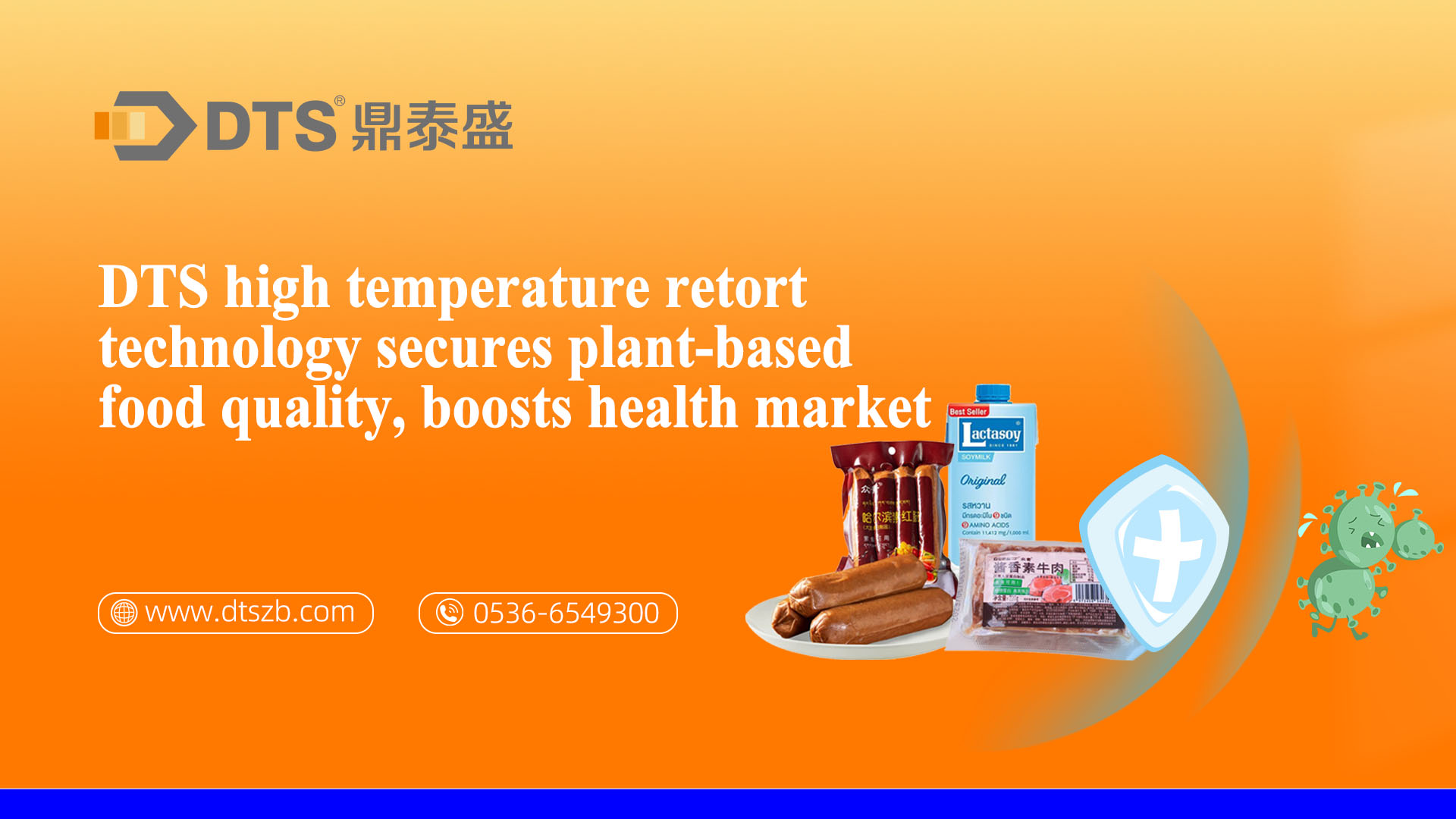 DTS high temperature retort technology secures plant-based food quality, boosts health market